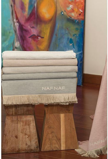 Naf Naf 358/21 Фотьойл Throw Chenille 180x180см Powder