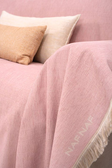 Naf Naf 358/21 Фотьойл Throw Chenille 180x180см Powder