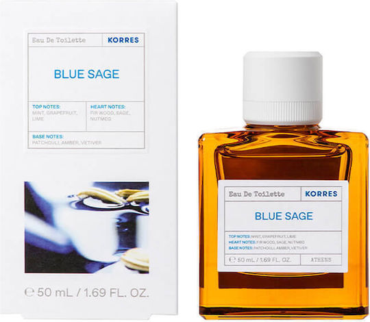 Korres Blue Sage, Lime & Fir Wood Eau de Toilette 50ml