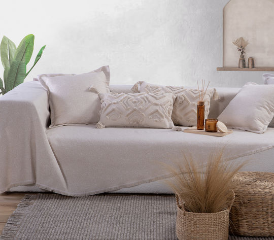 Nef-Nef Homeware Aronia Decken & Couchdecken Dreisitzer-Sofa Wurf 170x300cm Flieder