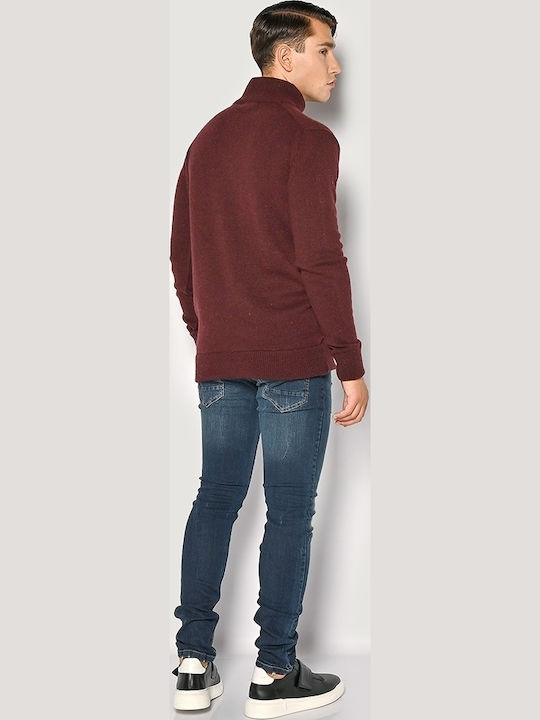 Long Sleeve Burgundy Sweater