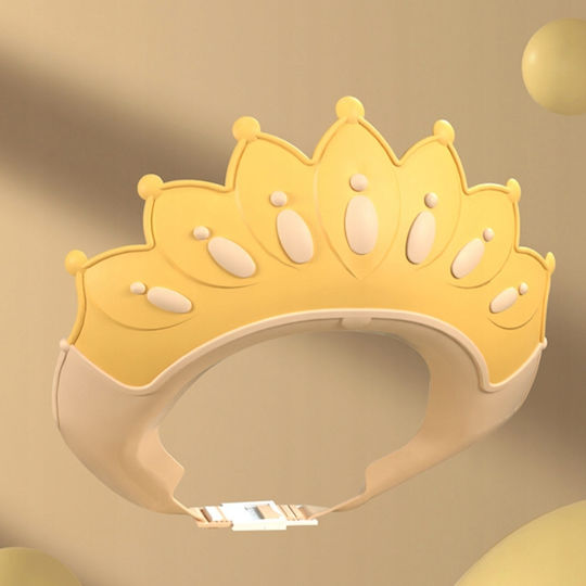 Schutzkappe für das Haarewaschen Crown Gelb 1Stück