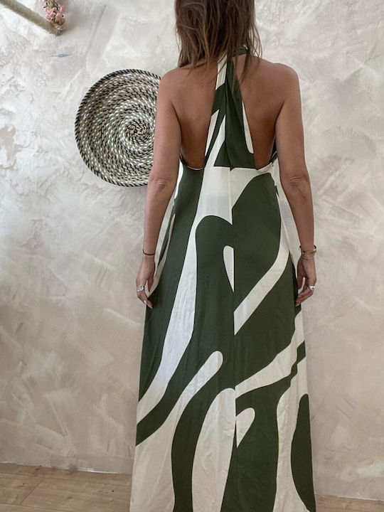 RichgirlBoudoir Summer Maxi Dress Khaki