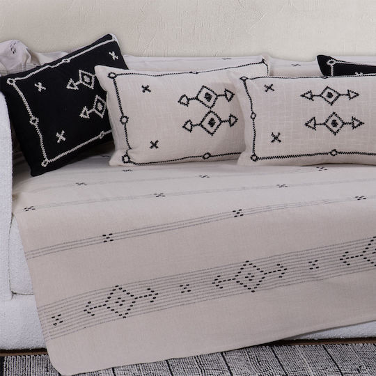 Nef-Nef Homeware Figerald Τετραθέσιου Καναπέ Π180xΜ350cm Natural
