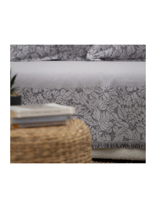 Nef-Nef Homeware Ambrose Three-Seater Sofa Throw 170x300cm Grey 035759