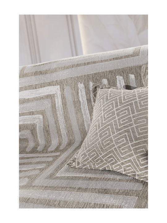 Guy Laroche Dali Ριχτάρι Πολυθρόνας Chenille 180x150εκ. Natural