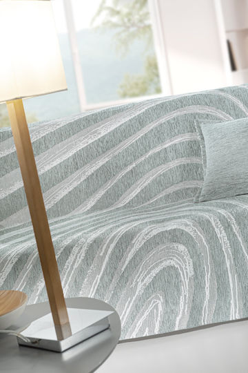 Guy Laroche Degas Фотьойл Throw Chenille 180x150см Ментово