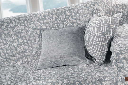 Guy Laroche Monet Ριχτάρι Πολυθρόνας Chenille 180x150εκ. Silver