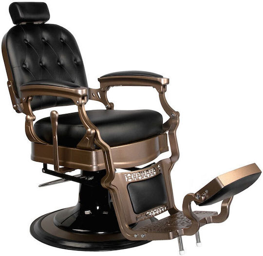 Barber Equipment Καρέκλα Barbier Schwarz mit verstellbarer Höhe