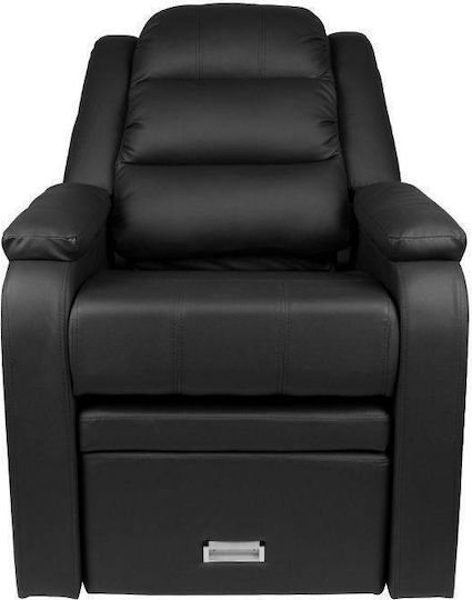 Activeshop Hilton Pedicure Chair with Adjustable Height Black