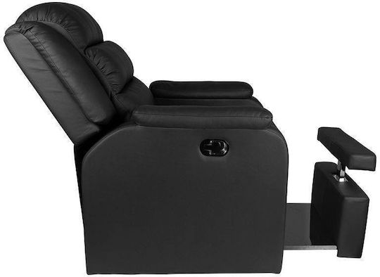 Activeshop Hilton Pedicure Chair with Adjustable Height Black
