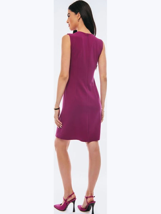 Rochii Mini De Seara Rochie-Cămașă Magenta