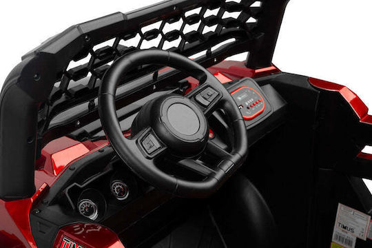 Toyz Kinderfahrzeug Doppelsitzer mit Fernbedienung 12 Volt Rote für 3+ Jahre