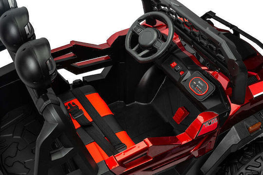 Toyz Kinderfahrzeug Doppelsitzer mit Fernbedienung 12 Volt Rote für 3+ Jahre