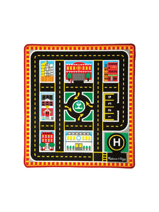 Melissa & Doug Spielmatte Straße Mehrfarbig 99x91cm Dicke 3.8mm