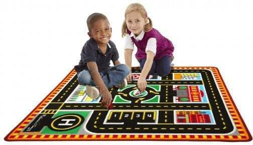 Melissa & Doug Χαλάκι Δραστηριοτήτων Αυτοκινητόδρομος Πολύχρωμο 99x91cm Πάχους 3.8mm