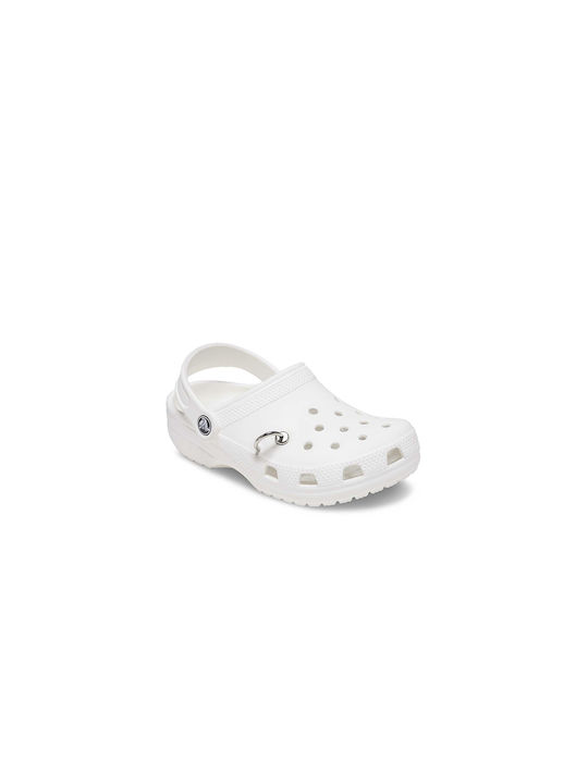 Silver Jibbitz Piercing Crocs Silver