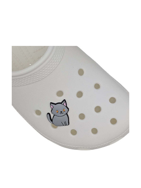 Αξεσουάρ Διακοσμητικά Crocs Gray Cat