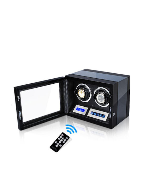 Luxury Watch Winder 2 Carbon Automatic Watch Rotator By Iuni