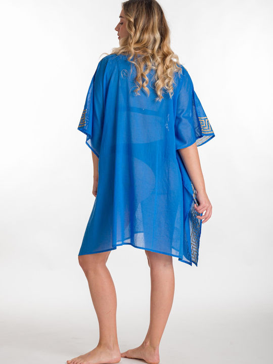 Rima Beachwear Feminin Caftan de Plajă Albastru