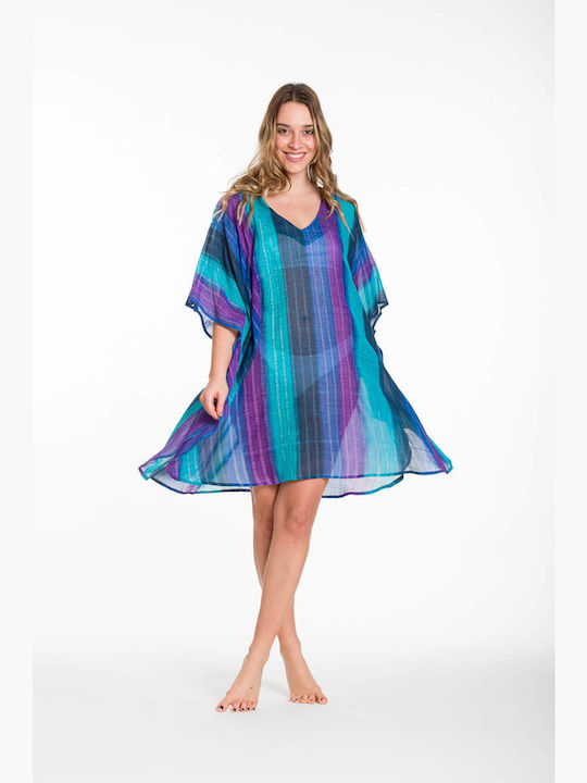 Rima Beachwear Women's Caftan Beachwear Blue