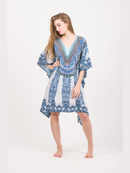 Rima Beachwear Women's Caftan Beachwear Blue