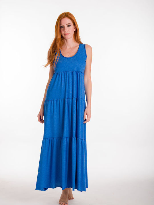 Rima Beachwear Γυναικείο Φόρεμα Παραλίας Μπλε