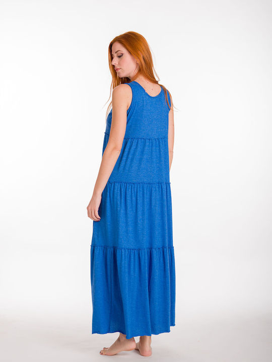 Rima Beachwear Γυναικείο Φόρεμα Παραλίας Μπλε