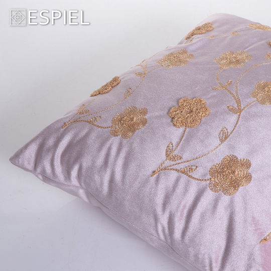 Espiel Zierkissen Rosa 2 Stück 45x45 cm