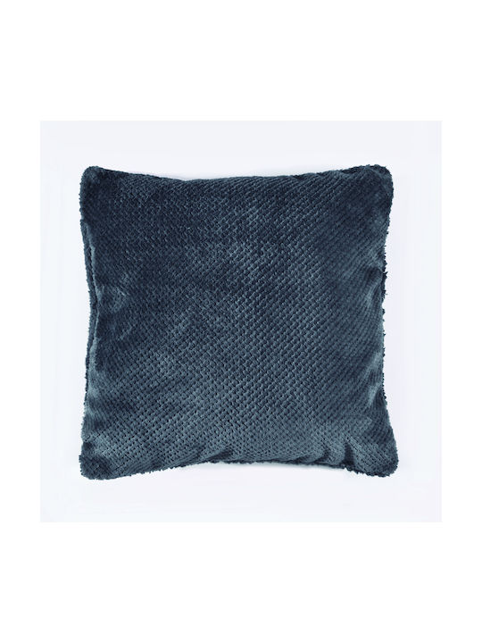 Rythmos Decorative Pillow Case Alvaro Fleece Gray 45x45cm.