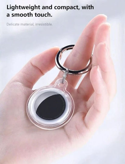 Keychain Case Silicone for AirTag in Transparent color