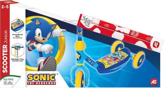 AS Παιδικό Πατίνι Sonic Τρίτροχο για 2+ Ετών Πολύχρωμο