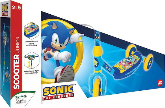 AS Παιδικό Πατίνι Sonic Τρίτροχο για 2+ Ετών Πολύχρωμο