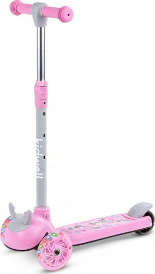 Kidwell Kinderroller Klappbar Zoocar 3-Rad Für 3+ Jahre Rosa