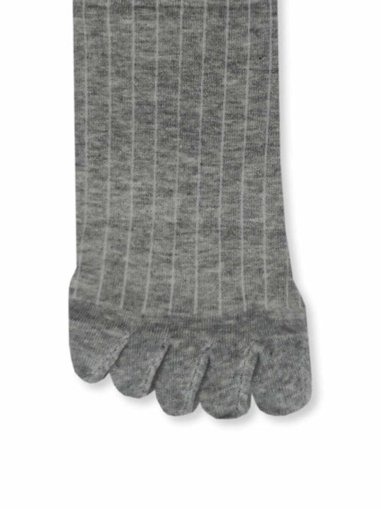 Ytli Βαμβακερή Κάλτσα Δάχτυλα Toe Socks Μονόχρωμη