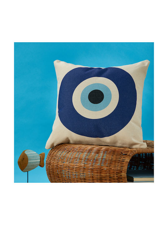 Whitegg Decorative Pillow Case D0203-8 100% Cotton White 45x45cm