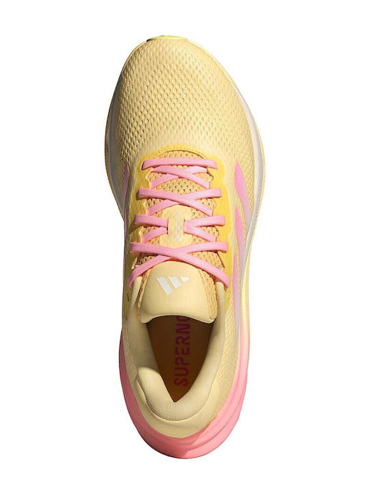 Supernova Stride Sport Shoes Running Almost Yellow / Zero Metalic / Pink Spark