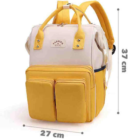 Quasar Τσанта-Смяна на Пелени Yellow-White 37x27x16см.
