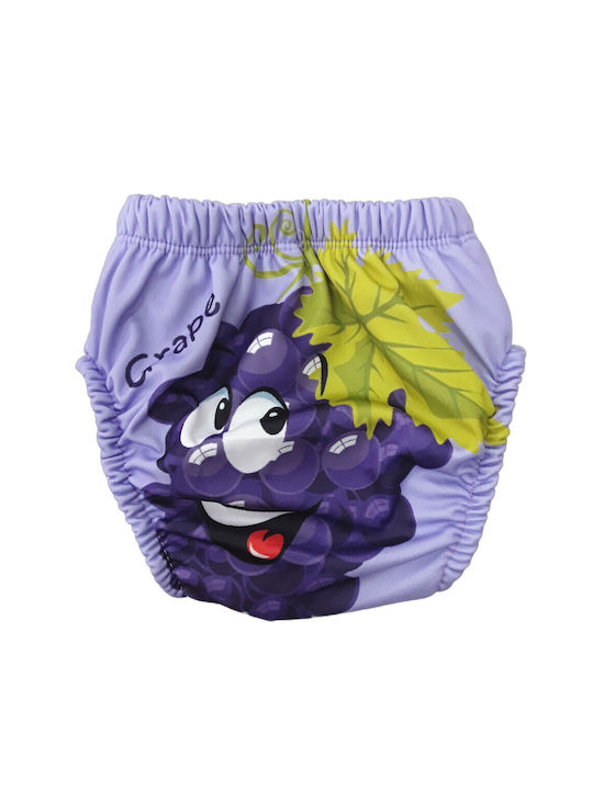 Poopes Grape Kids' Brief Grape