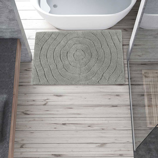 Das Home Πατάκι Μπάνιου Βαμβακερό 0625 420760900625 Γκρι 60x90εκ.