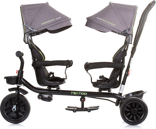 Chipolino Hip Hop Twin Wandelbar mit Elterngriff für 3+ Jahre Graphit