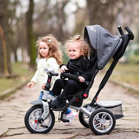 Lorelli Speedy 360º Convertible with Parental Handle for 1-3 Years Ivory & Black
