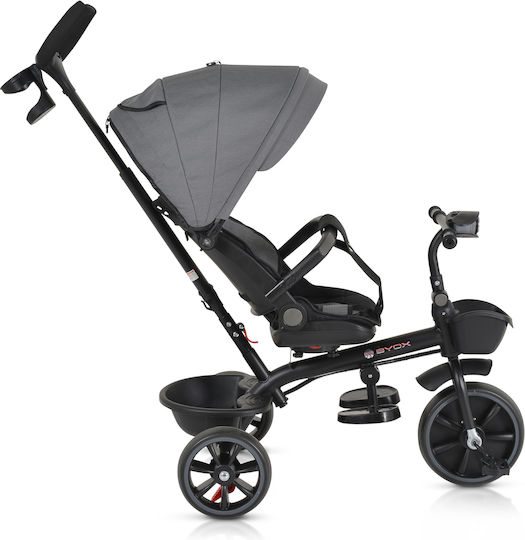 Byox Summer Convertible with Parental Handle for 12 Months Gray