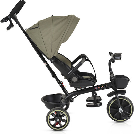 Byox Summer Convertible with Parental Handle for 12 Months Green