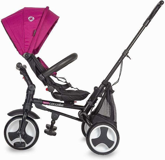 Coccolle Spectra Foldable & Convertible Kids Tricycle For 1-3 Years Magenta