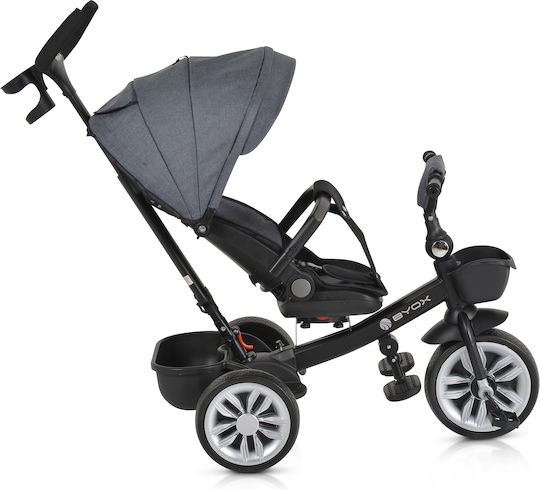 Byox Space Convertible with Parental Handle for 12 Months Gray