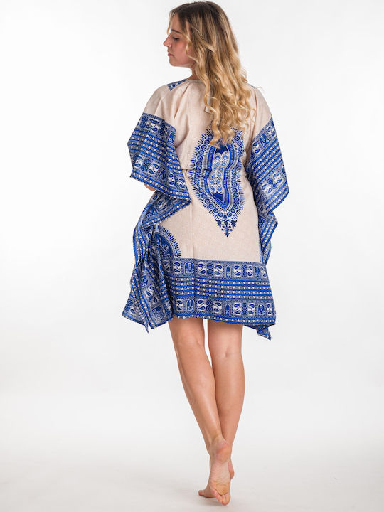 Rima Beachwear Feminin Caftan de Plajă Blue