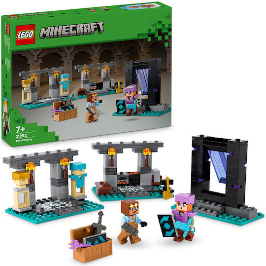 LEGO Minecraft Die Waffenkammer Für 7+ Jahre 203 Stück