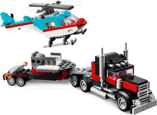 LEGO Creator Flatbed Truck With Helicopter για 7+ Ετών 270τμχ