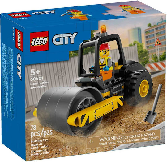 LEGO City Bauklötze Dampfwalze für 5+ Jahre 78 Stück